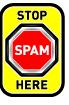 Stop spam here logo